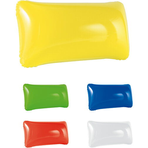 TIMOR. Strandkissen Aufblasbar Aus Undurchsichtigem PVC , gelb, PVC, , Bild 2