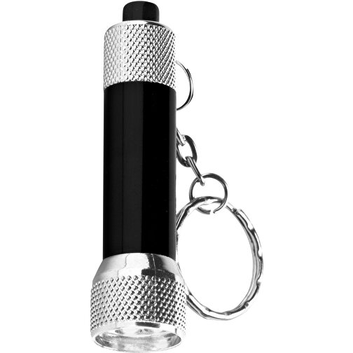 LERGAN. Schlüsselanhänger Mit LED , schwarz, Aluminium, , Bild 1