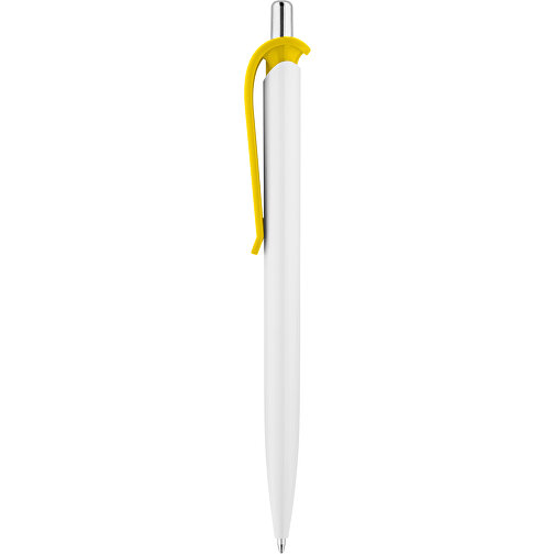 ANA. ABS-Kugelschreiber Mit Clip , gelb, ABS Kunststoff, , Bild 1