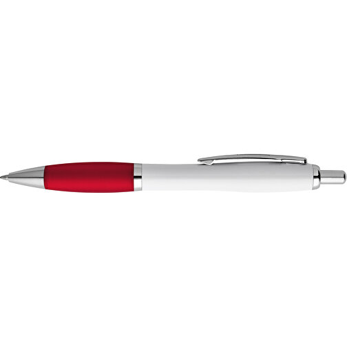 MOVE BK. Kugelschreiber Mit Clip Und Metall Applikationen , rot, Kunststoff, , Bild 3
