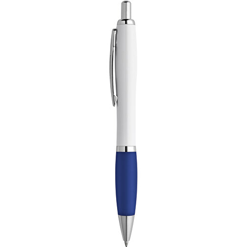 MOVE BK. Kugelschreiber Mit Clip Und Metall Applikationen , blau, Kunststoff, , Bild 1