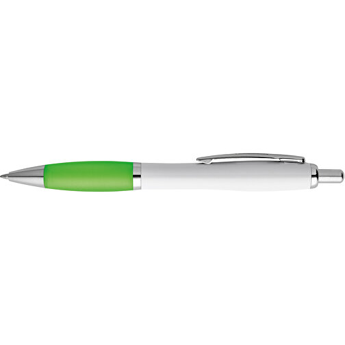 MOVE. Kugelschreiber Mit Clip Aus Metall , hellgrün, Kunststoff, , Bild 3