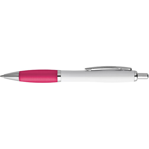 MOVE. Kugelschreiber Mit Clip Aus Metall , rosa, Kunststoff, , Bild 3