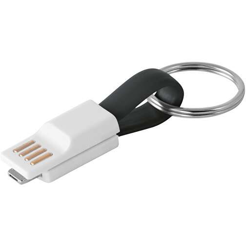 RIEMANN. USB-Kabel Mit 2 In 1 Stecker , schwarz, ABS und PVC, , Bild 1