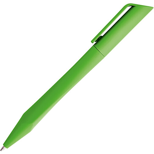 BOOP. Kugelschreiber Mit Clip Und Drehmechanik , hellgrün, Kunststoff, , Bild 2