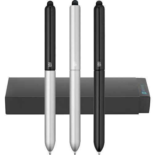 NEO. Kugelschreiber Aus Aluminium Mit Touchpen-Spitze , schwarz, Aluminium, , Bild 3