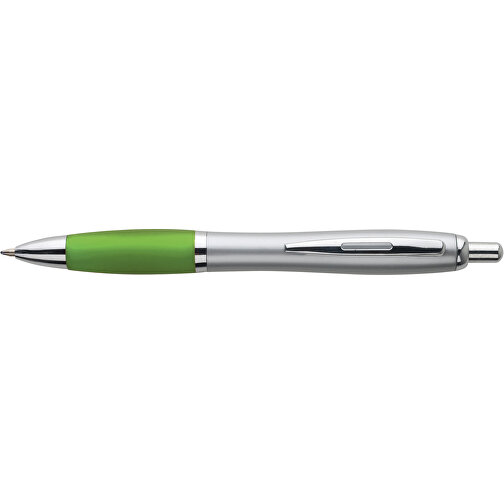 SWING. Kugelschreiber Mit Clip Aus Metall , hellgrün, Kunststoff, , Bild 3