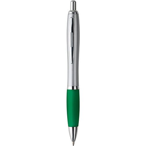 SWING. Kugelschreiber Mit Clip Aus Metall , grün, Kunststoff, , Bild 1