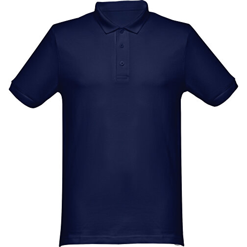 THC MONACO. Herren Poloshirt , dunkelblau, 100% Baumwolle, XXL, 77,50cm x 61,00cm (Länge x Breite), Bild 1
