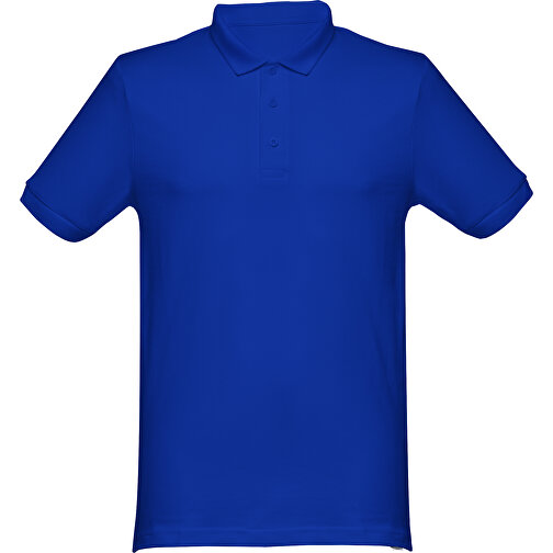 THC MONACO. Herren Poloshirt , königsblau, 100% Baumwolle, XL, 75,50cm x 58,00cm (Länge x Breite), Bild 1