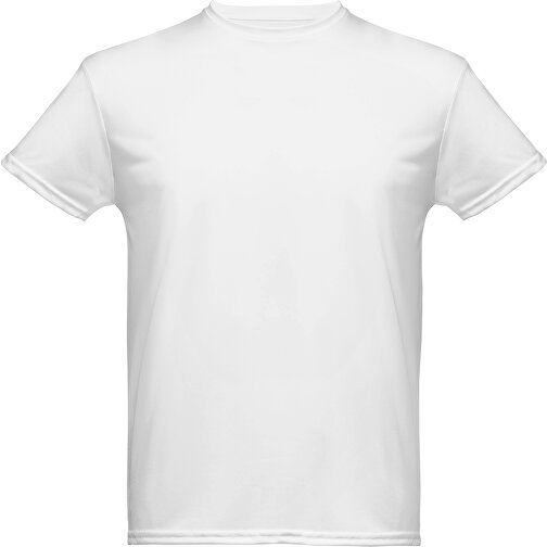 THC NICOSIA WH. Herren Sport T-shirt , weiss, Polyester, S, 68,00cm x 50,00cm (Länge x Breite), Bild 1