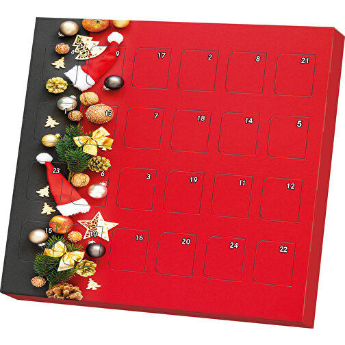 Calendario de Adviento XS con Bolas Crujientes de Chocolate con Leche Brandt, Imagen 1