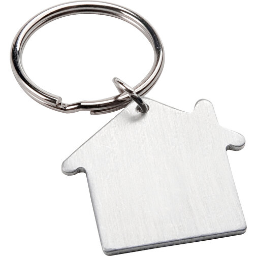 HOMIER. Schlüsselanhänger Aus Aluminium , satinsilber, Aluminium, , Bild 2