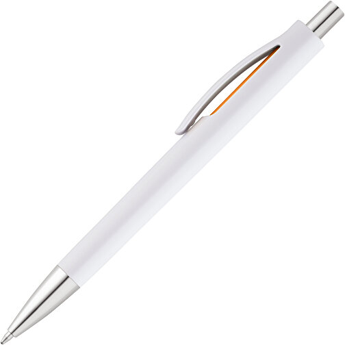STRACED. Kugelschreiber Mit Clip , orange, Kunststoff, , Bild 2