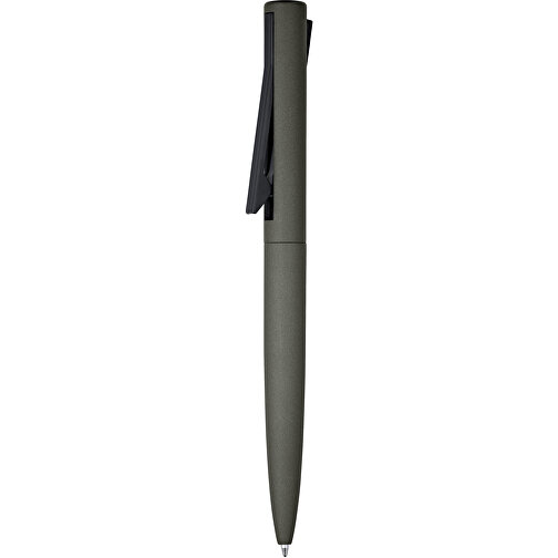 CONVEX. Aluminium- Und ABS-Kugelschreiber Mit Clip , gewehrmetall, Aluminium und ABS Kunststoff, , Bild 1