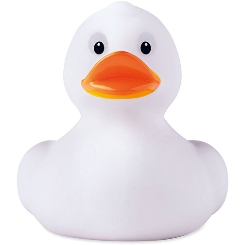 Duck , weiß, PVC, 8,00cm x 7,00cm x 7,00cm (Länge x Höhe x Breite), Bild 1