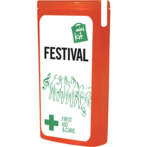 MiniKit Festival , rot, Kunststoff, 4,90cm x 9,70cm x 2,50cm (Länge x Höhe x Breite), Bild 1