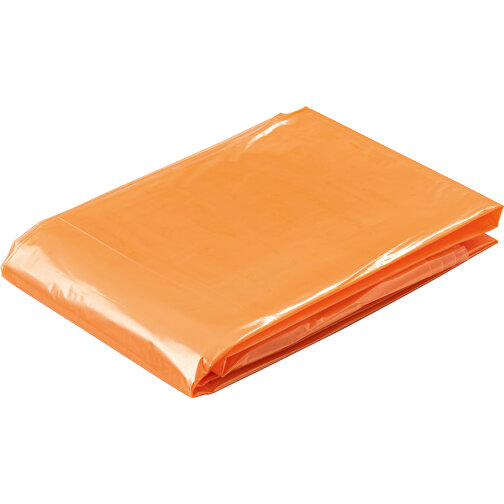 SANDRA. Regenponcho , orange, Kunststoff, , Bild 1