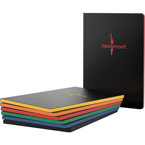 Notebook Tablet-Book Slim A5 Bestseller, jaune, Image 2