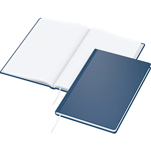 Carnet de notes Easy-Book Basic A5 Bestseller, bleu foncé, sérigraphie numérique, Image 2