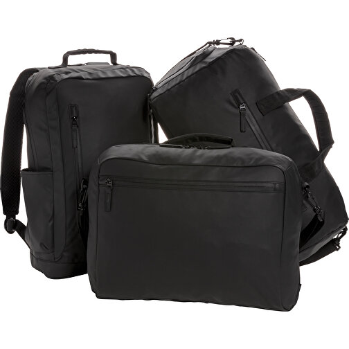 Moda czarny 15,6' plecak na laptopa PVC-free, Obraz 9