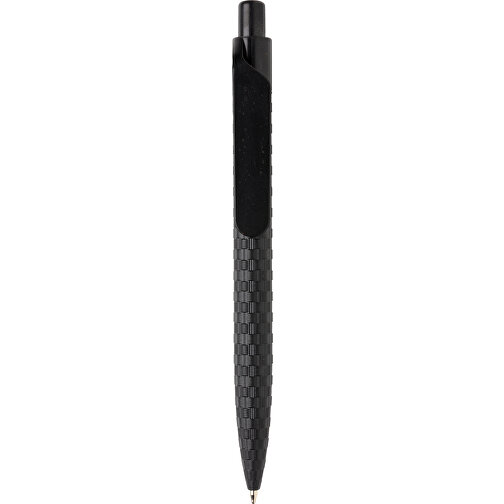 Weizenstroh Stift, Schwarz , schwarz, Weizenstroh, 1,50cm x 13,60cm (Länge x Höhe), Bild 3