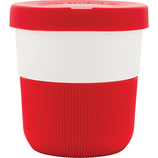 PLA Cup Coffee-To-Go 280ml, Rot , rot, PLA, 8,60cm (Höhe), Bild 2