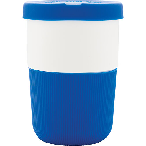 PLA Cup Coffee-To-Go 380ml, Blau , blau, PLA, 11,50cm (Höhe), Bild 2