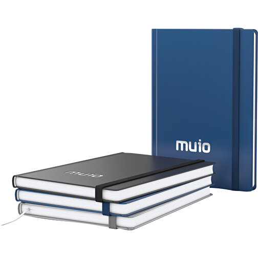 Cuaderno Easy-Book Comfort bestseller A5, azul oscuro incl. gofrado negro brillante, Imagen 2