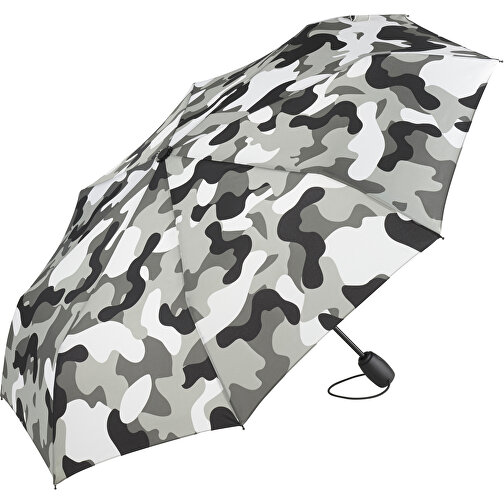 AOC-Mini-Taschenschirm FARE® Camouflage , Fare, grau-kombi, 100% Polyester-Pongee, , Bild 1