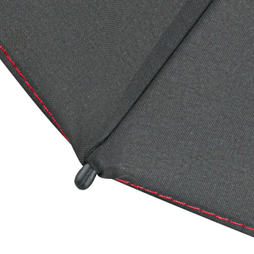 Taschenschirm FARE® Mini Style , Fare, schwarz-rot, 100% Polyester-Pongee (recycelt & waterSAVE®), , Bild 5