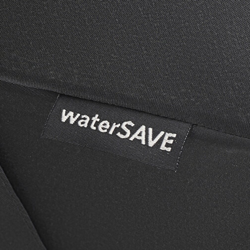 AC-Midsize-Stockschirm FARE® Style , Fare, schwarz-rot, 100% Polyester-Pongee (recycelt & waterSAVE®), , Bild 8