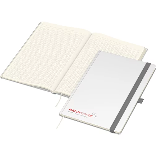 Cahier Vision-Book Cream A4 Bestseller, blanc, sérigraphie numérique, Image 1