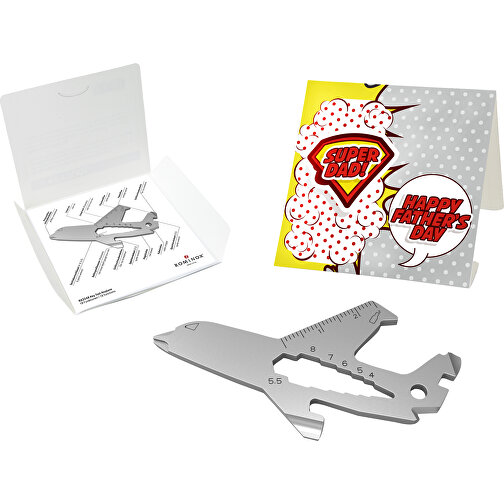 Set de cadeaux / articles cadeaux : ROMINOX® Key Tool Airplane (18 functions) emballage à motif Su, Image 1
