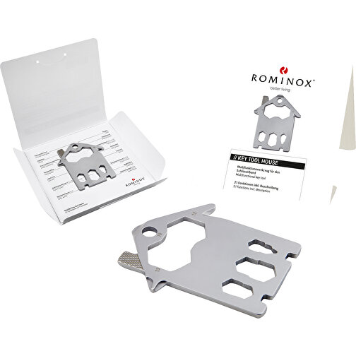Set de cadeaux / articles cadeaux : ROMINOX® Key Tool House (21 functions) emballage à motif Fan d, Image 2