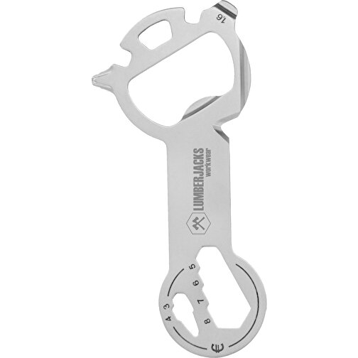 ROMINOX® Key Tool Snake (18 Funktionen) (Einzelhandel) , Edelstahl, 7,00cm x 0,23cm x 3,20cm (Länge x Höhe x Breite), Bild 11