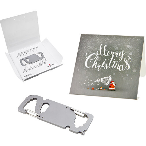Set de cadeaux / articles cadeaux : ROMINOX® Key Tool Link (20 functions) emballage à motif Merry , Image 1