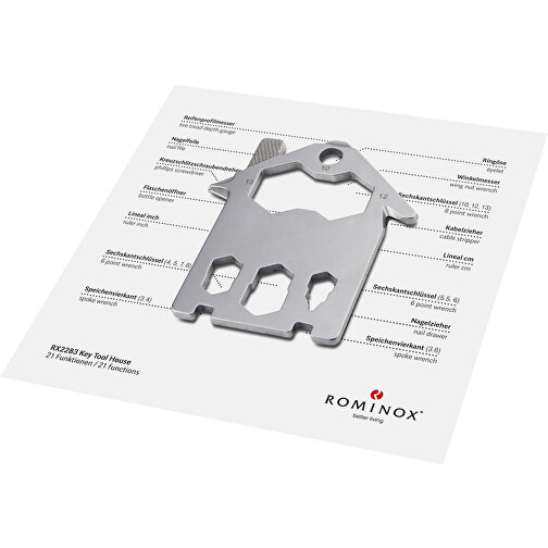 Set de cadeaux / articles cadeaux : ROMINOX® Key Tool House (21 functions) emballage à motif Merry, Image 3