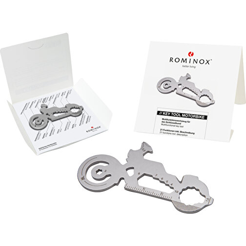 Set de cadeaux / articles cadeaux : ROMINOX® Key Tool Motorbike (21 functions) emballage à motif O, Image 2