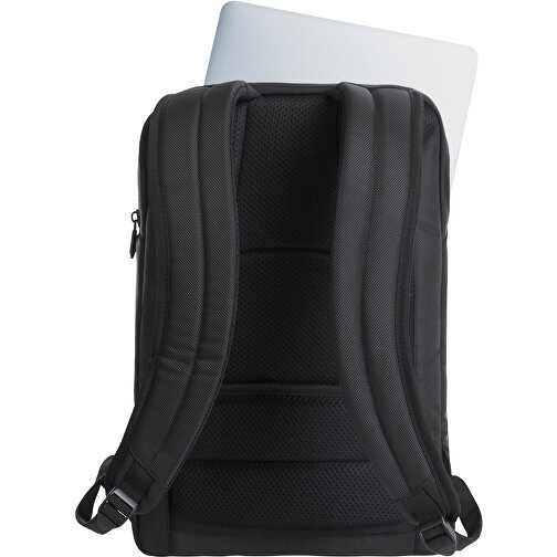 Notebook-Rucksack EXPERT , Halfar, schwarz, Polyester, 15,00cm x 43,00cm x 30,00cm (Länge x Höhe x Breite), Bild 4
