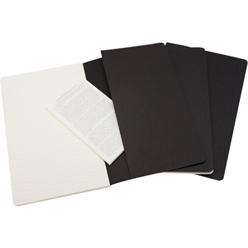 Moleskine Cahier Journal Taschenformat – Liniert , Moleskine, schwarz, Karton, 14,00cm x 0,50cm x 9,00cm (Länge x Höhe x Breite), Bild 5