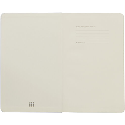 Moleskine Classic Hardcover Notizbuch L – Liniert , Moleskine, weiß, Lederimitat Papier, 21,00cm x 1,50cm x 13,00cm (Länge x Höhe x Breite), Bild 17
