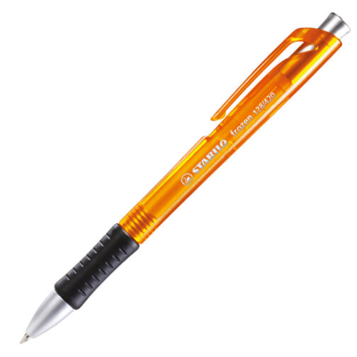 STABILO Concept Frozen Kugelschreiber , Stabilo, transparent orange, Kunststoff, 14,50cm x 1,40cm x 1,20cm (Länge x Höhe x Breite), Bild 2