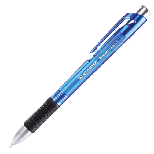 STABILO Concept Frozen Kugelschreiber , Stabilo, transparent blau, Kunststoff, 14,50cm x 1,40cm x 1,20cm (Länge x Höhe x Breite), Bild 2