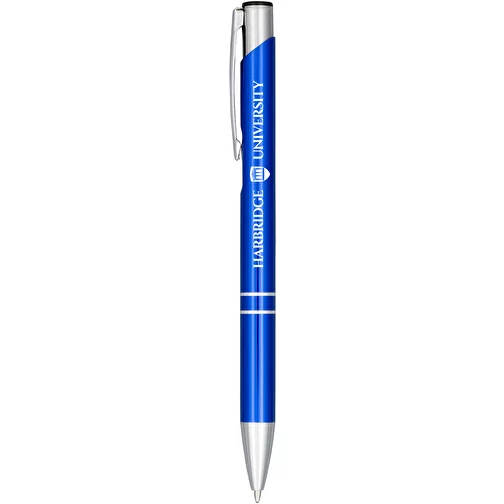Stylo bille rétractable en aluminium anodisé Moneta, Image 2
