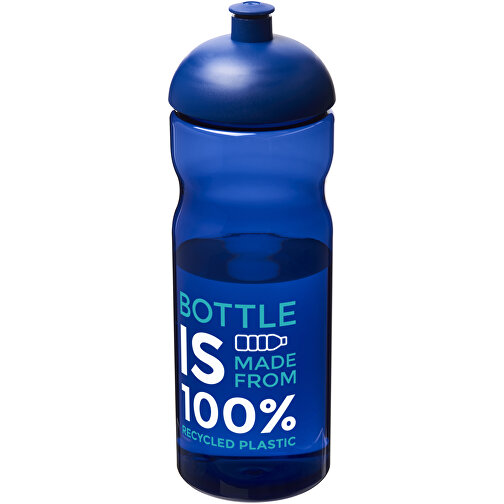 H2O Active® Eco Base 650 Ml Sportflasche Mit Stülpdeckel , Green Concept, blau, PCR Kunststoff, 90% PP Kunststoff, 10% TPE Kunststoff, 22,30cm (Höhe), Bild 2