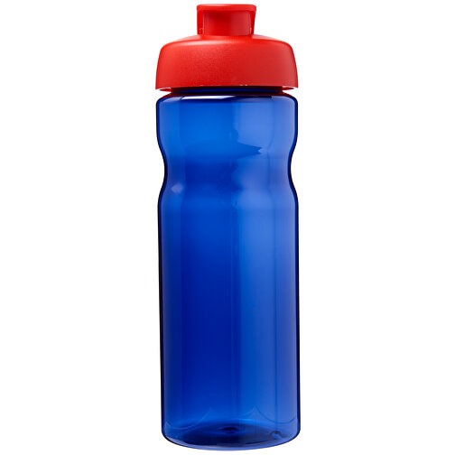 H2O Active® Eco Base 650 Ml Sportflasche Mit Klappdeckel , royalblau / rot, PCR Kunststoff, PP Kunststoff, 22,10cm (Höhe), Bild 4