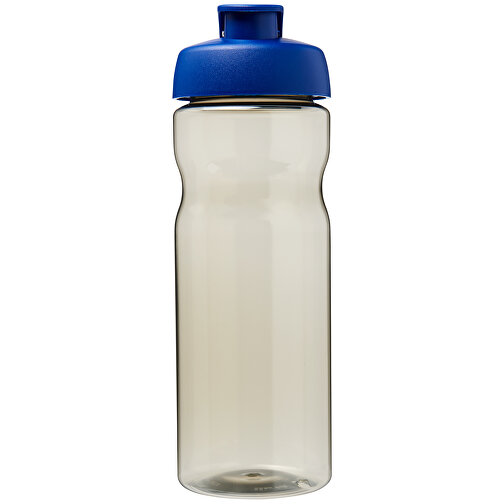 H2O Active® Eco Base 650 Ml Sportflasche Mit Klappdeckel , kohle transparent / royalblau, PCR plastic, PP-Kunststoff, 22,40cm (Höhe), Bild 2