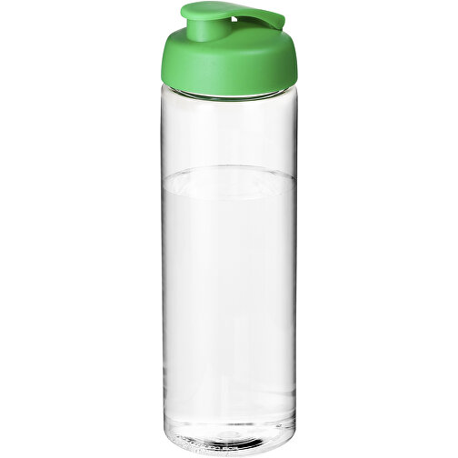 H2O Active® Vibe 850 Ml Sportflasche Mit Klappdeckel , transparent / grün, PET Kunststoff, PP Kunststoff, 24,40cm (Höhe), Bild 1