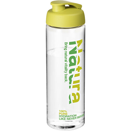 H2O Active® Vibe 850 Ml Sportflasche Mit Klappdeckel , transparent / limone, PET Kunststoff, PP Kunststoff, 24,40cm (Höhe), Bild 2